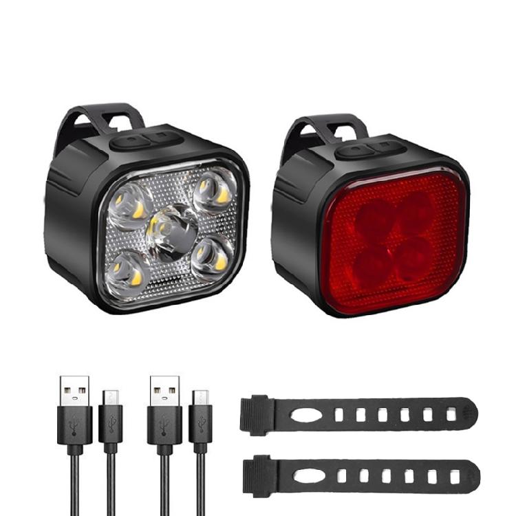 Multimodel Cycling Light Set Charging Bicycles Light Cycling Bike Taillights for Safe Night Commuting