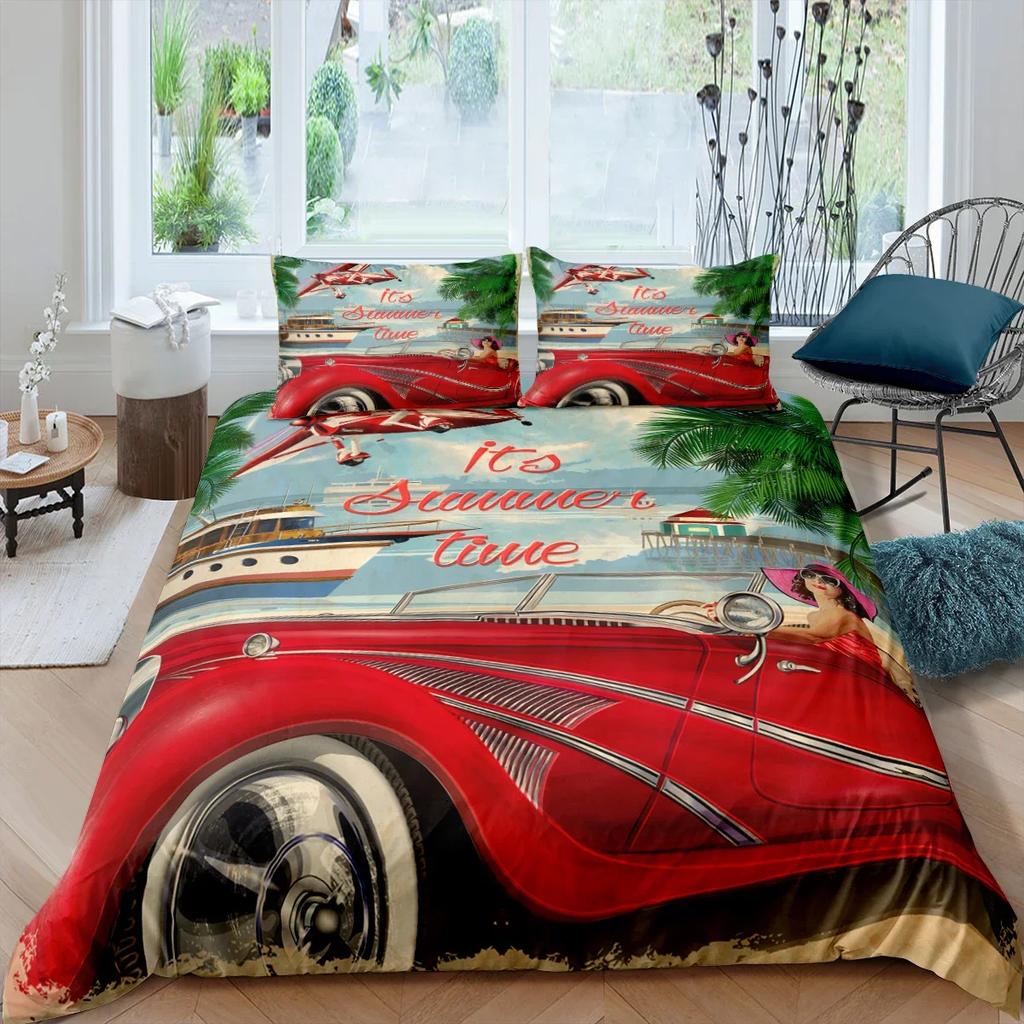 3Pcs Soft Duvet Cover PillowCase Queen King Size Kids Bedding Set Print EU US AU Size Comfort Sleep