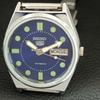 VINTAGE REFURBISHED SEIKO 5 AUTOMATIC 6309A JAPAN MENS BLUE DIAL WATCH a444449-1