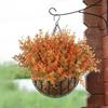 1–6 Bündel künstliche Herbstblumen, UV-beständig, Herbstdekorationen für Thanksgiving, Zuhause, Küche, Zimmer, Bauernhaus, Blumenarrangements für drinnen und draußen