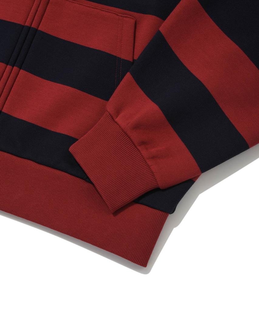 Retriever Club Bold Stripe Hood Zip Up [Red]