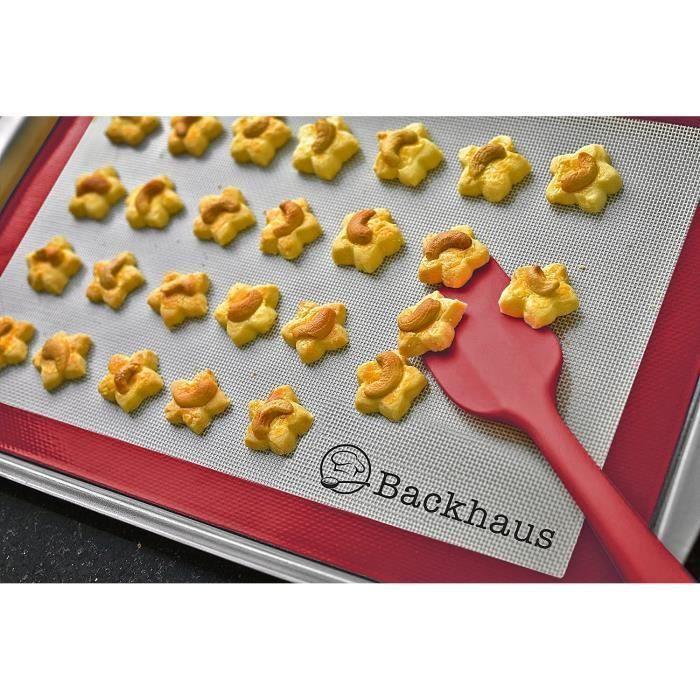 Tapis de cuisson - backhaus® - silicone anti-adhérent - réutilisable - 40x30cm