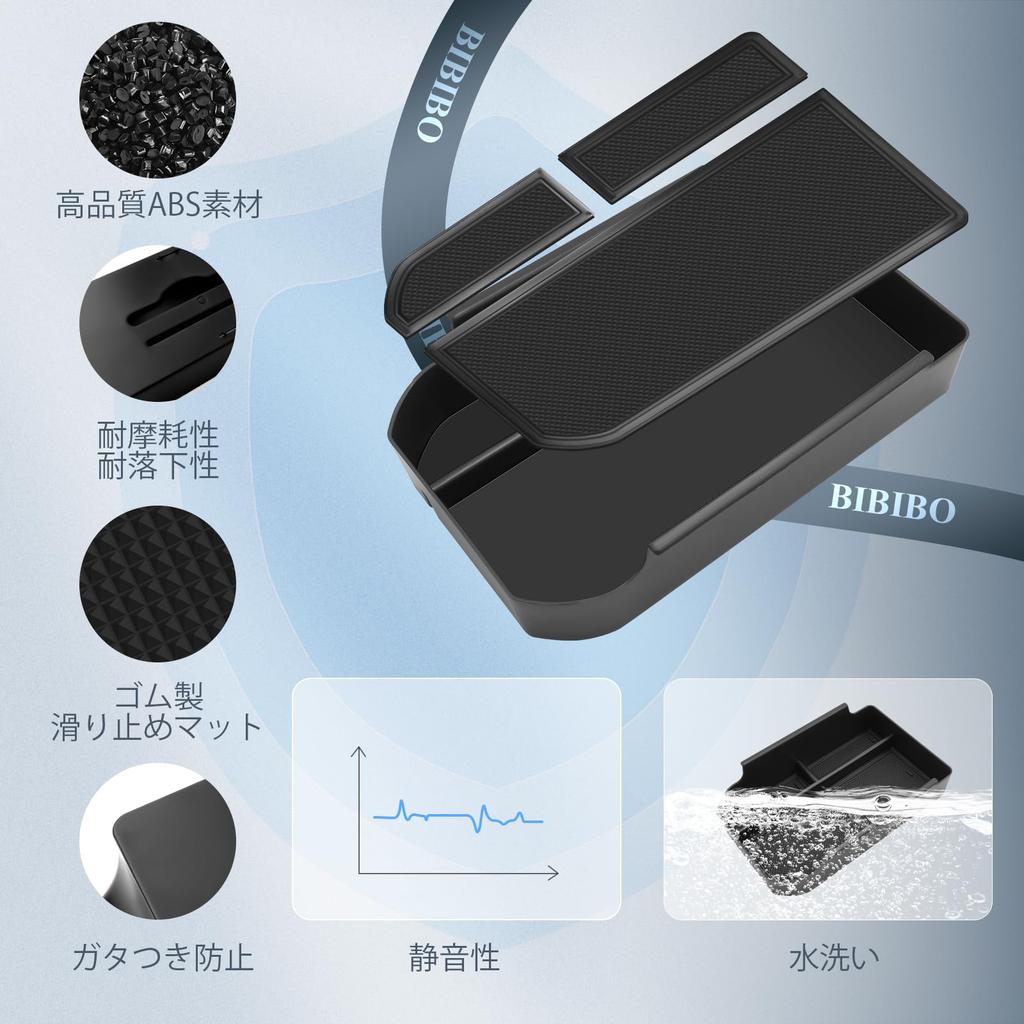 BIBIBO Nowa Toyota Land Cruiser 250 Konsola Skrzynka Land Cruiser 250 Konsola Tacka Skrzynka na akcesoria Schowek Land Cruiser 250 Akcesoria Antypoślizgowa Antypoślizgowa