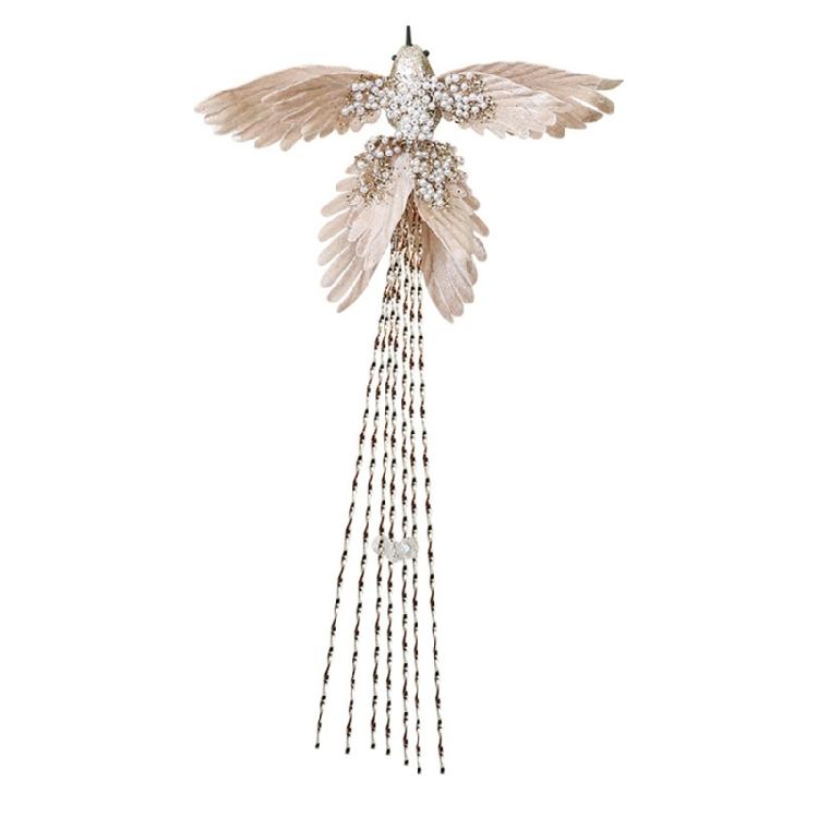 Reusable Christmas Tree Decoration Polyester Foam Birds Ornament For Indoor Party Decoration Holiday Tree Arrangement