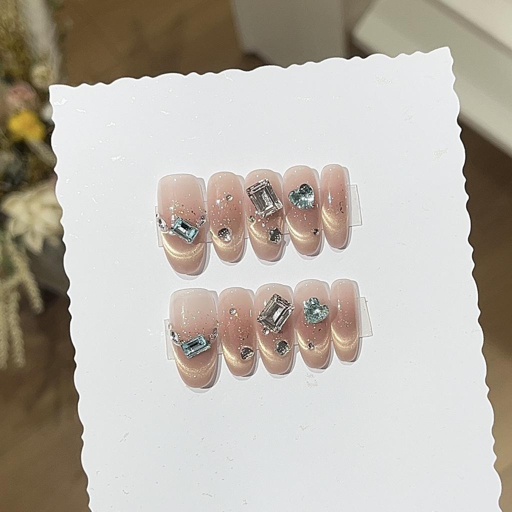 Magic Girl Oxygen Sense Thin Orange Tone Smile Cat Eye Girl Energy Sticker Wear Armor