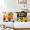 Husa de pernă Desen animat drăguță N-Noodle P-Pals Perne de birou Potrivite pentru canapea Mașină Dormitor Husa decorativă pentru pernă