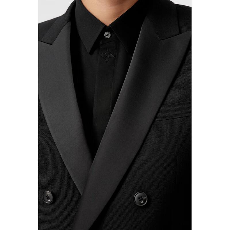 Peacebird Men's Wool Blend Casual Blazer