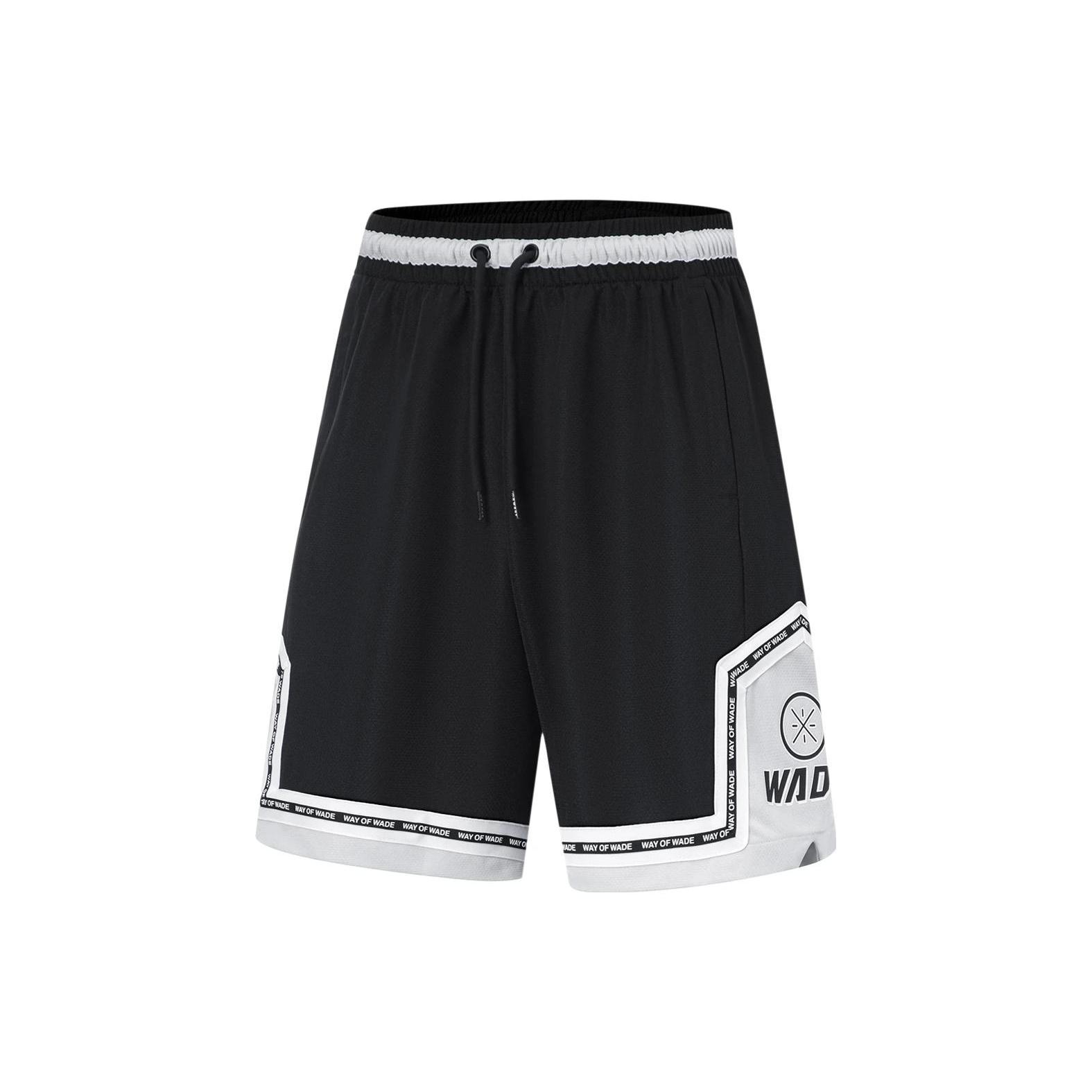 Li Ning Basketball Shorts Men s Black Stone Gray AAPT529-1 S