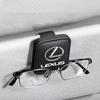 Car Sunglasses Holder Magnetic Leather Clip Ticket Holder For LEXUS RX300 RX330 RX350 IS250 LX570 Is200 Is300 Ls400 Accessories