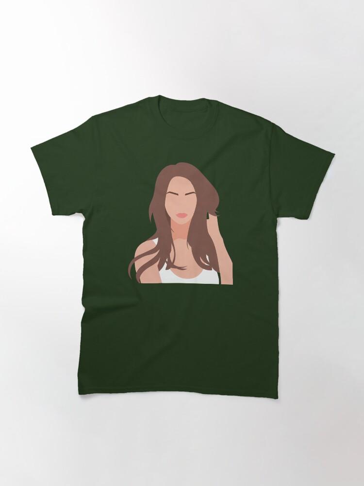 Selena Gomez Lineless Illustration Classic T-Shirt