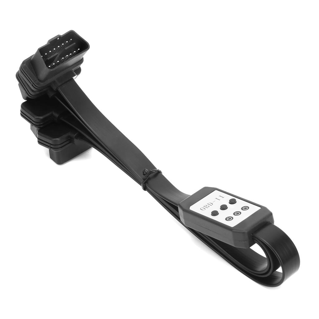 Cavo di Estensione Splitter OBD2 da 1 a 3, 1,57 piedi, Cavo con Connettore a 16 Pin e Interruttore, Strumento di Diagnosi per Auto