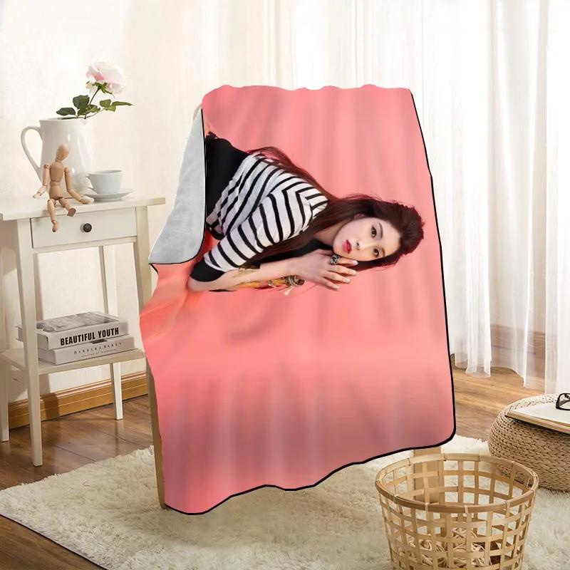 Modern Popular LABOUM KPOP Girl Blanket On For The Sofa/Bed/Car Portable 3D Blanket For Kid Home Textile Fabric 1009