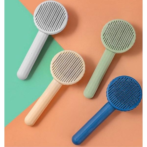 HiJB Pain-free pet one-touch brush, mint, 1 piece, Korean pet shampoo