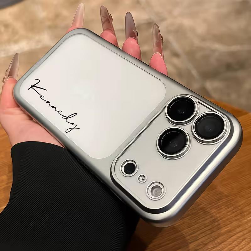 

Personalized Signature Name Frosted Hard PC Phone Case For iPhone 17 16 15 14 13 12 Pro Max Protective Cover For iPhone 17