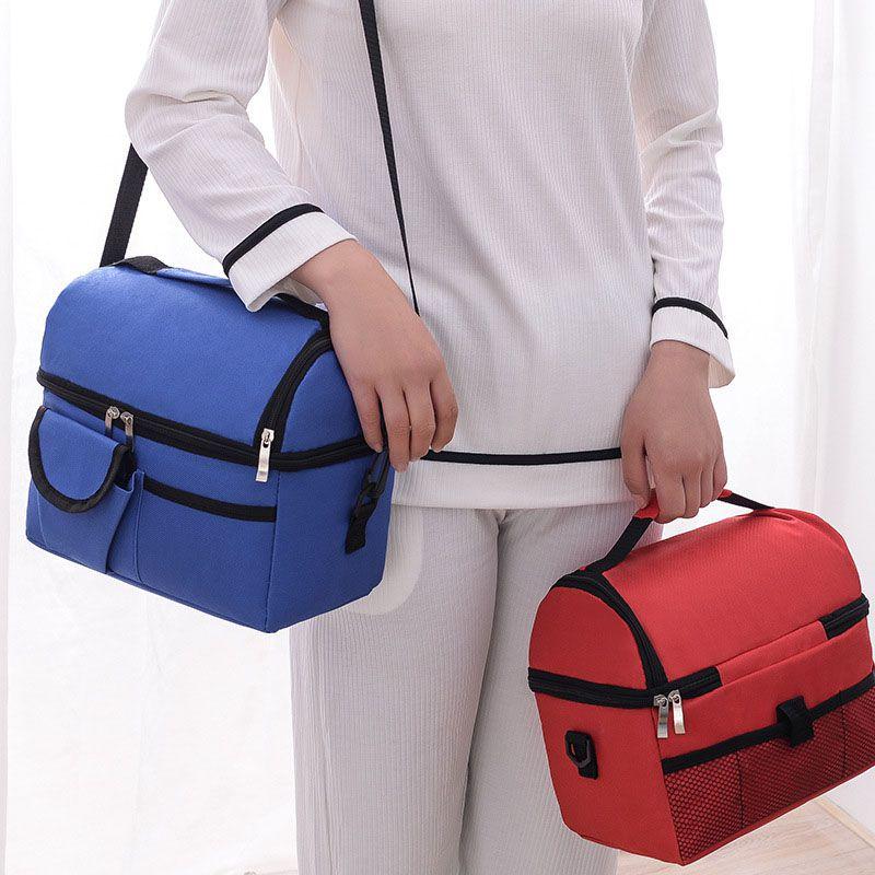 Bag Lunch Insulated For Men Women Kids Thermos Cooler Adults Tote Food Box Lunch