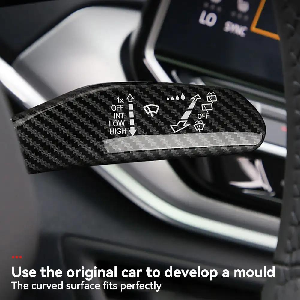 Car Wiper Switch Trim Steering Wheel Headlight Switch Control Cover Accessories for VW Volkswagen ID.3/ID.4/ID.6RZ7 BJP1