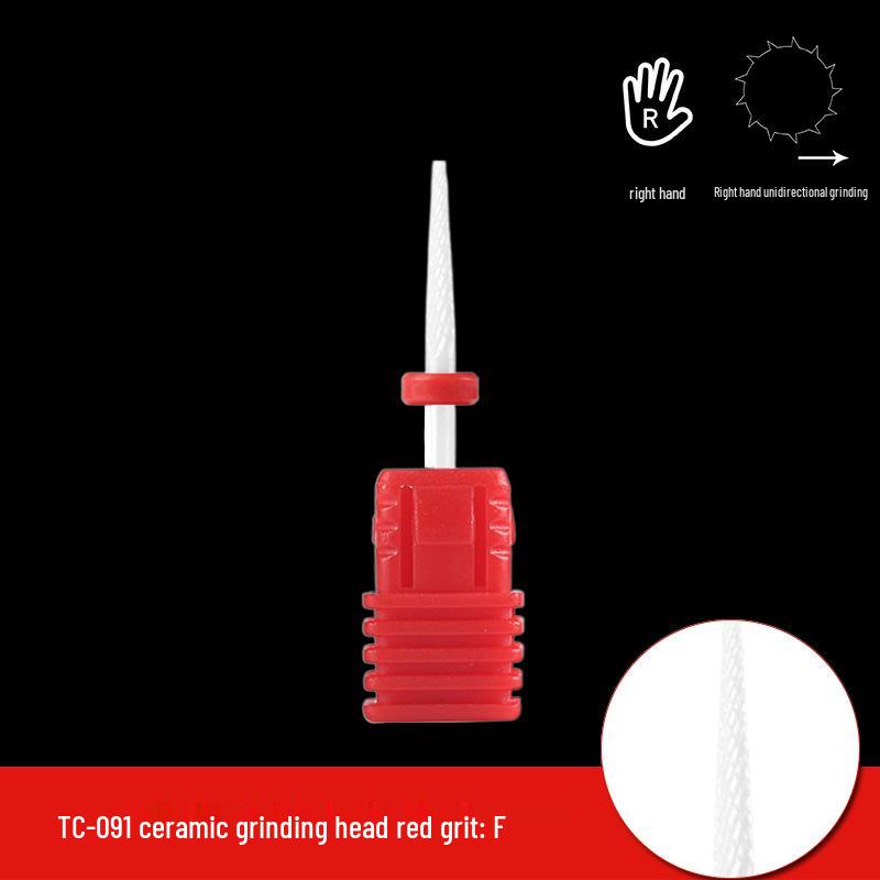 

Одинарная керамическая шлифовальная головка для ногтей в форме пули 2,35