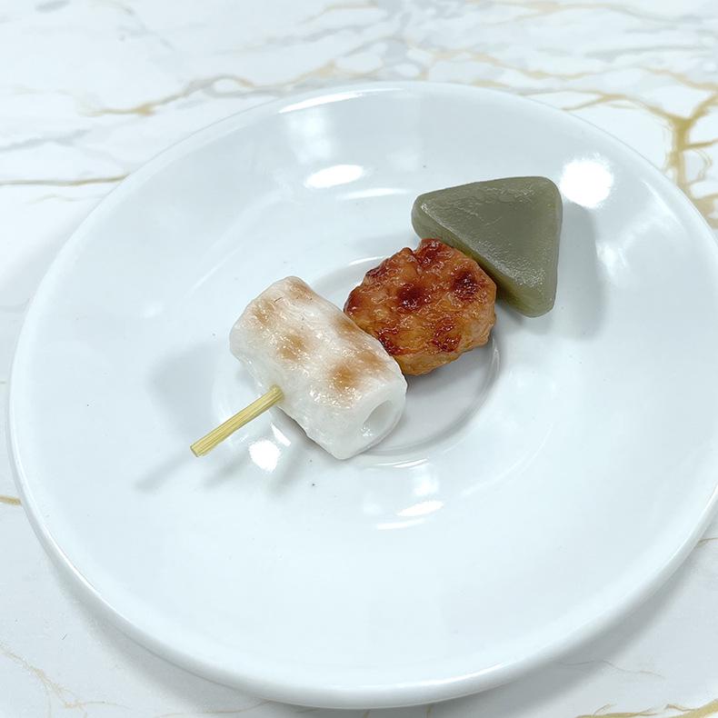 Fun Simulation Barbecue Oden Skewers Toy Pendant Keychain Version