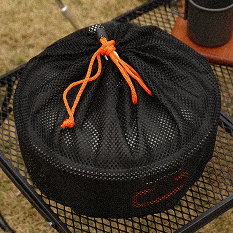 Lightweight 4.5L Outdoor Cooking Pots Cookware for Hiking Picnics Aluminum Hanging Pots 2-4 Person Camping Pots with Lid