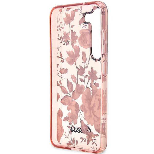 Etui do Samsung Galaxy S23 Plus Guess Kolekcja Kwiatowa Różowe