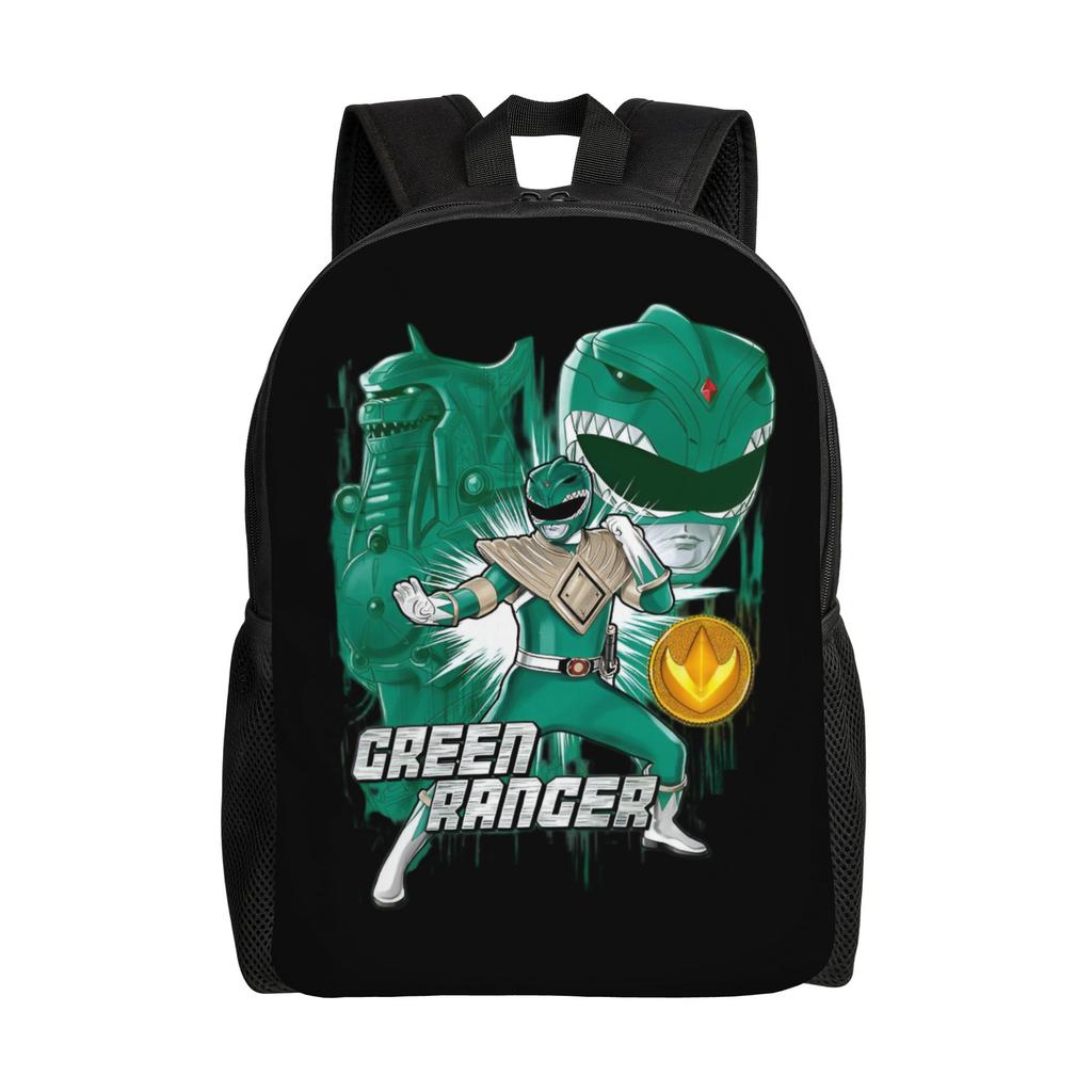 Poweres Anime Rangerses Backpack for Women Men Waterproof School College Superhero Bag Printing Bookbags