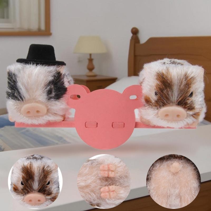 Interactive Animal Model Squeeze Pig Sensory Toy For Children Pretend Play Set