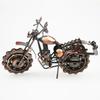 Metal Retro Motorcycle Model Motor Figurine Iron Motorbike Prop Handmade Boy Gift Kid Toy Home Office Decor Collection