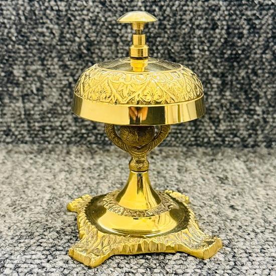 

Brass Desk Bell, Antique Hotel Reception Service Counter Bell, Home Decor Birthday Gift