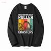 Theme Park Quote For A Lover T Shirt Roller Coaster Addict Rollercoaster Funny Amuseunisext Long Or Short Sleeves Vintage Washed