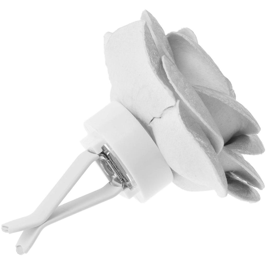Car Vent Decor Car Air Vent Perfume Camellia Car Air Vent Accessories Silver 6cm in Diameter Flower Style Modern Aromatherapy 1Set
