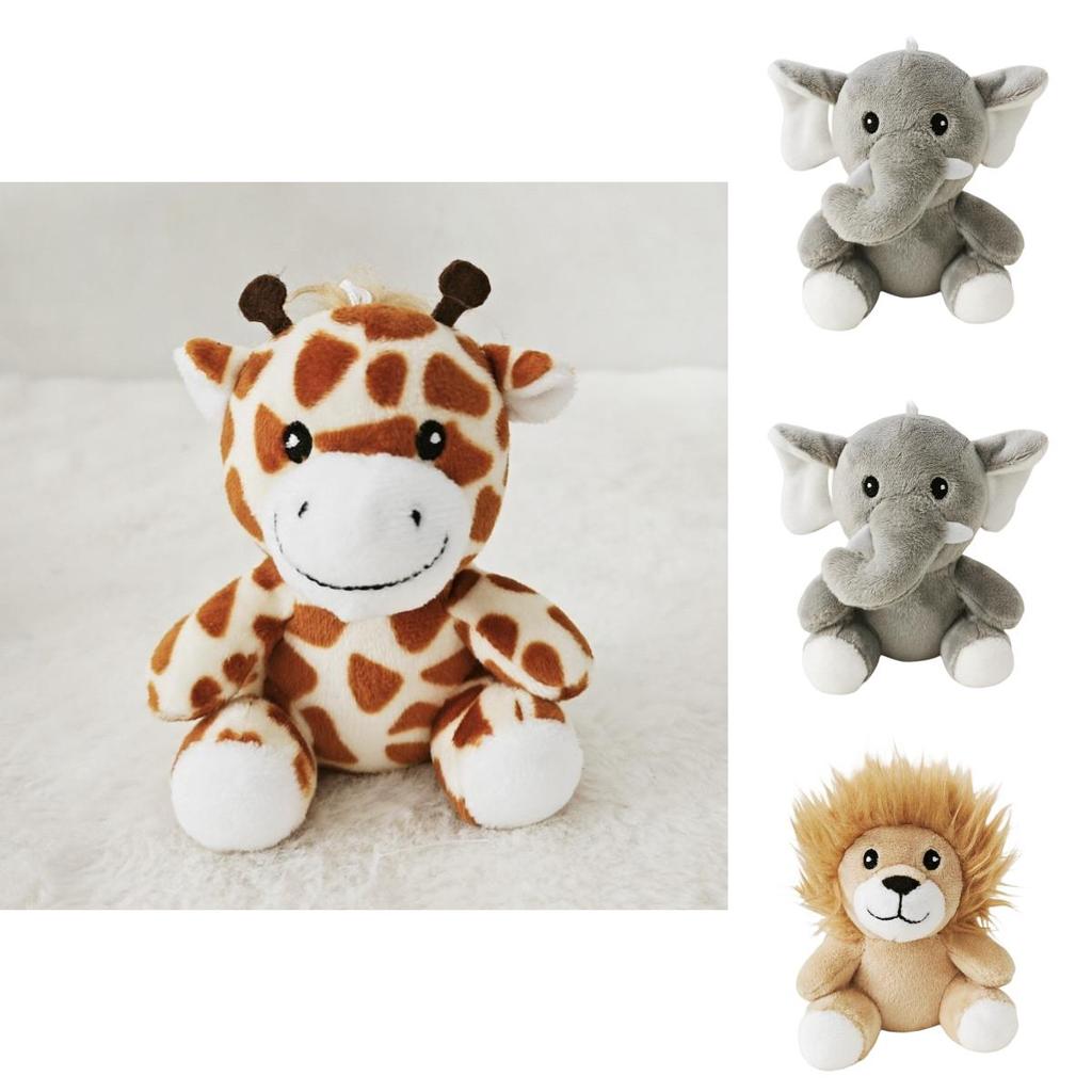 Jungle Animal Lion Tiger Giraffe Stuffed Toy Wholesale Stock