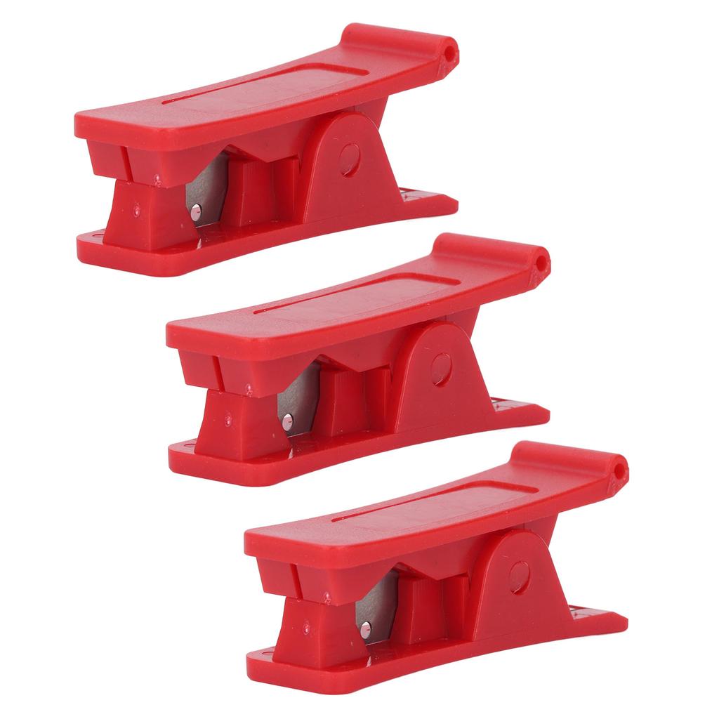 3 Stück PTFE-Schlauchschneider 18 bis 34 Zoll Schnittkapazität Weichrohrschneider für Nylon PVC PU-Rohr