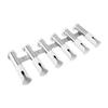 6 Tubes Fishing Rod Holder Stainless Steel Fishing Pole Rack for Boats Trucks Kayak Boxes