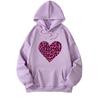 Real autumn and winter trend printed sweater women's 2025 new hooded casual jacket women's ins large size hoodie