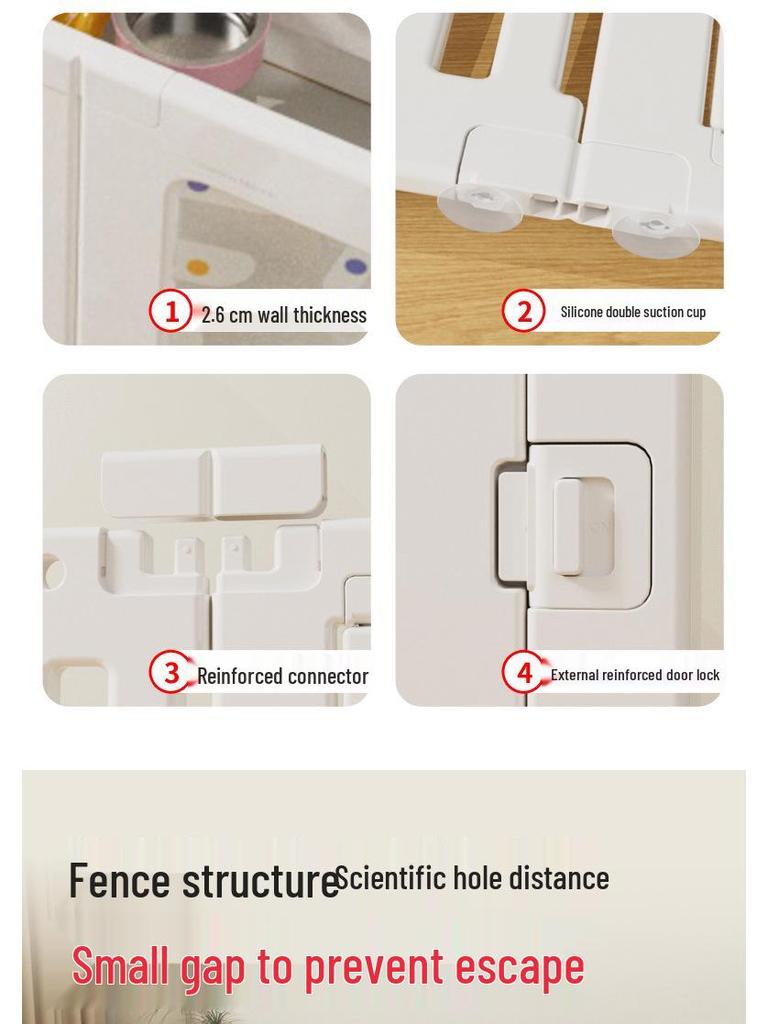 Panoramic Transparent Dog Barrier for Medium & Small Pets - Indoor Use