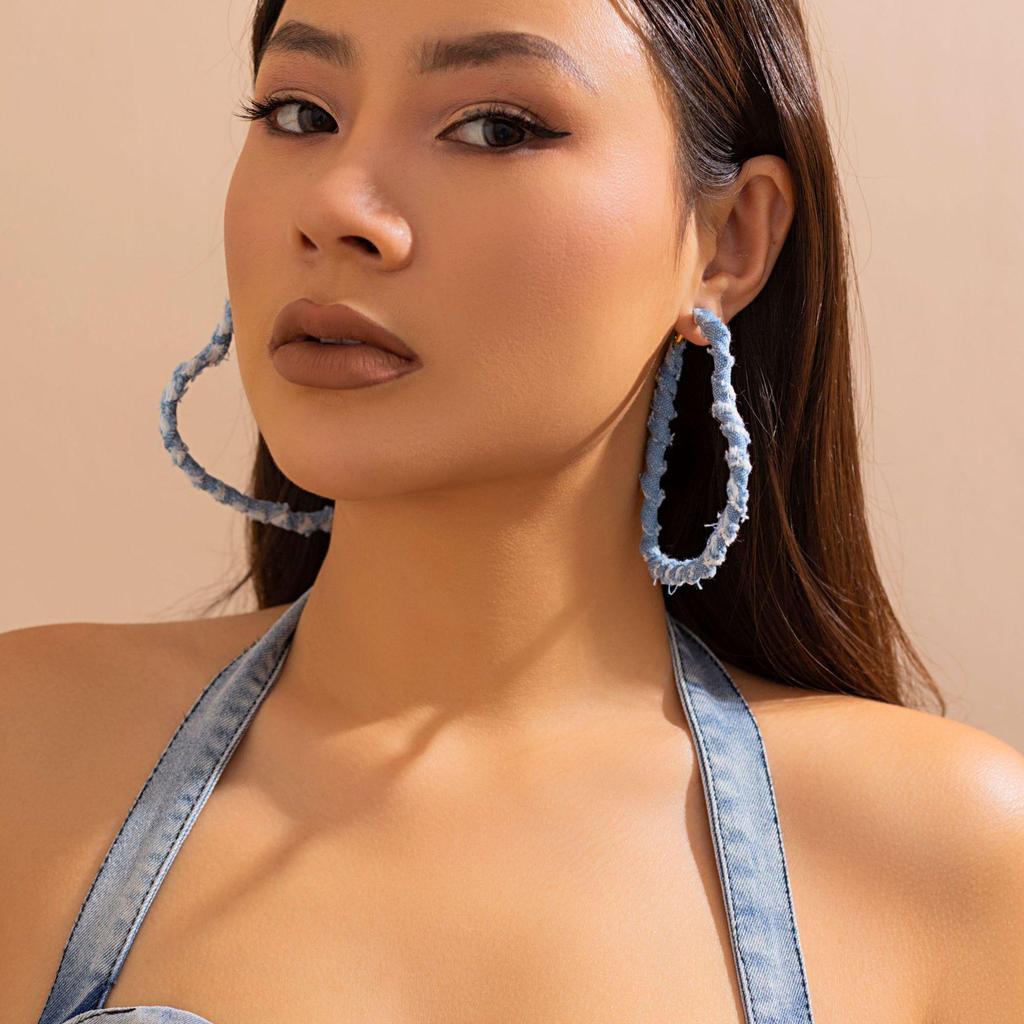 Szykowne Kolczyki Koła Geometryczne - Elegancki i Współczesny Design