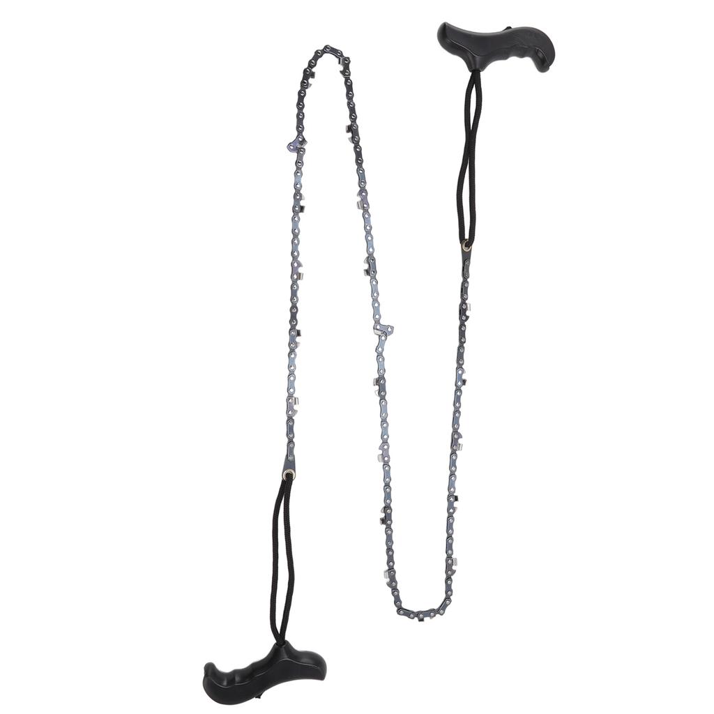 48in Hand Chain Saw Pocket Folding Survival Chain Saw Camping Logging Garden Pruning Tools 64 Links