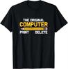 Der Originale Computer Eine Interessante Satire auf Programmierer Bleistift Geschenke T-Shirts Bedruckte Grafiken T-Shirts Damenbekleidung