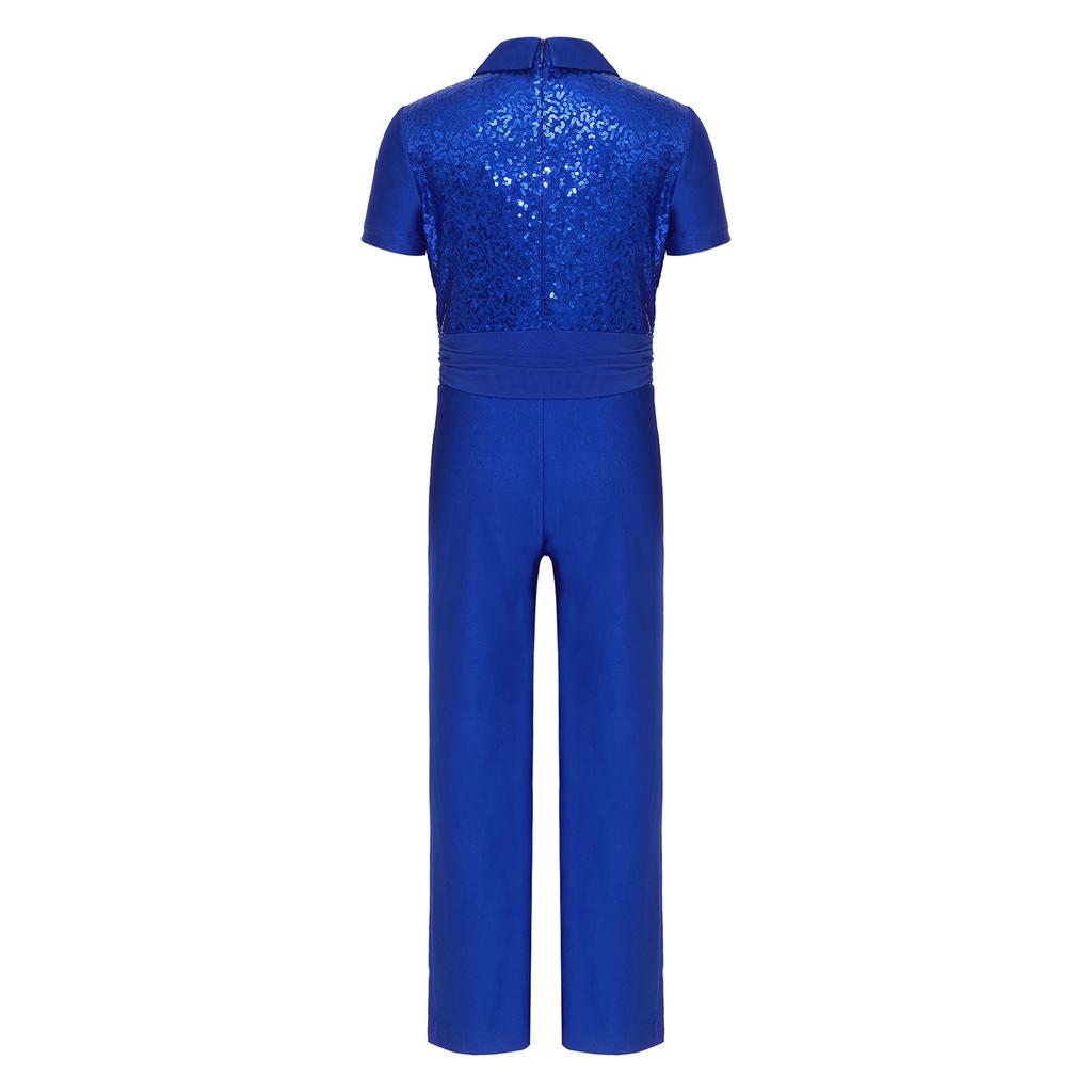 Trajes de patinaje artístico para niños Camisa de baile latino moderno para niños Body Leotardo Niños Salsa Tango Salón Solapa Mono Tops