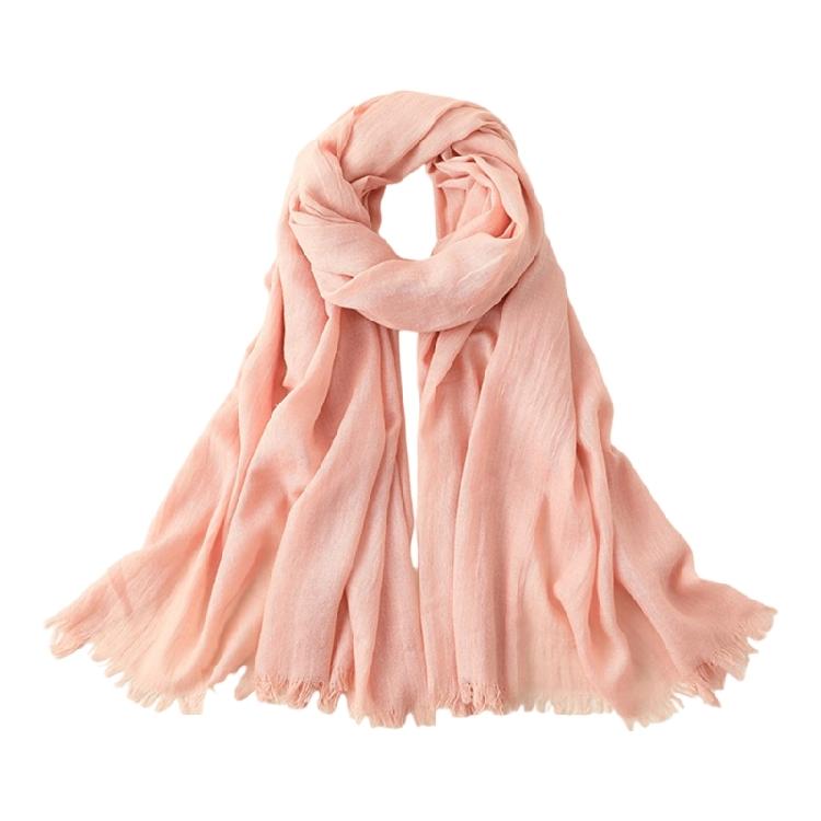 Sun Protective Scarf Outdoor Summer Wear Capelet Shawl Lightweight Cotton Linen Fabric Head Cover Travel Essential