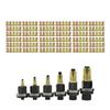 Carbon Steel Rivet Nut Tool Kit M3-M10 with 180 Threaded Inserts for Blind Fastening In Automotive Repair, Metal Fabrication, DIY Projects
