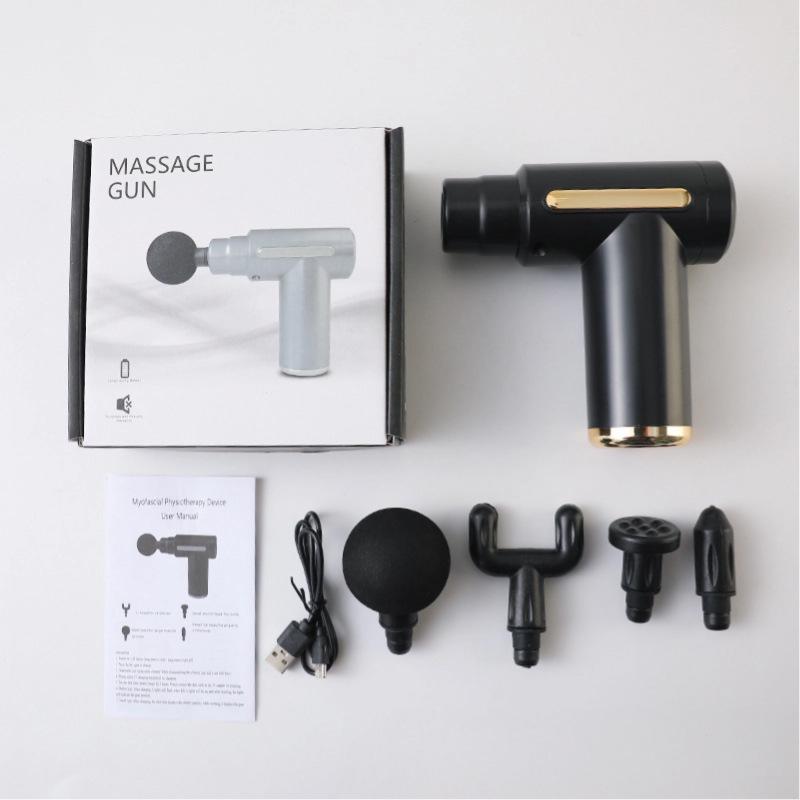 Mini Elektrisk Massasjepistol for Muskelavslapning og Nakkespenningslindring