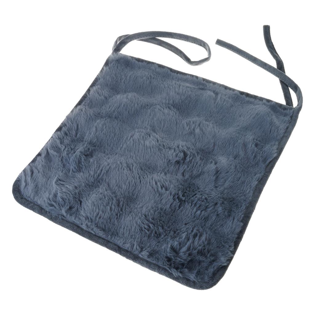 Verdicktes quadratisches Plüsch-Sitzkissen, flauschiges Fleece, warmes Kissen, Stuhlauflage, erhöhte Hocker-Polsterung für Büro, Zuhause, Meditation