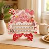Wooden Holiday Keepsake Christmas Countdown Calendar, 25 Days Until Advent Vintage Office Party Decor Farmhouse Table Sign for Indoor Home to