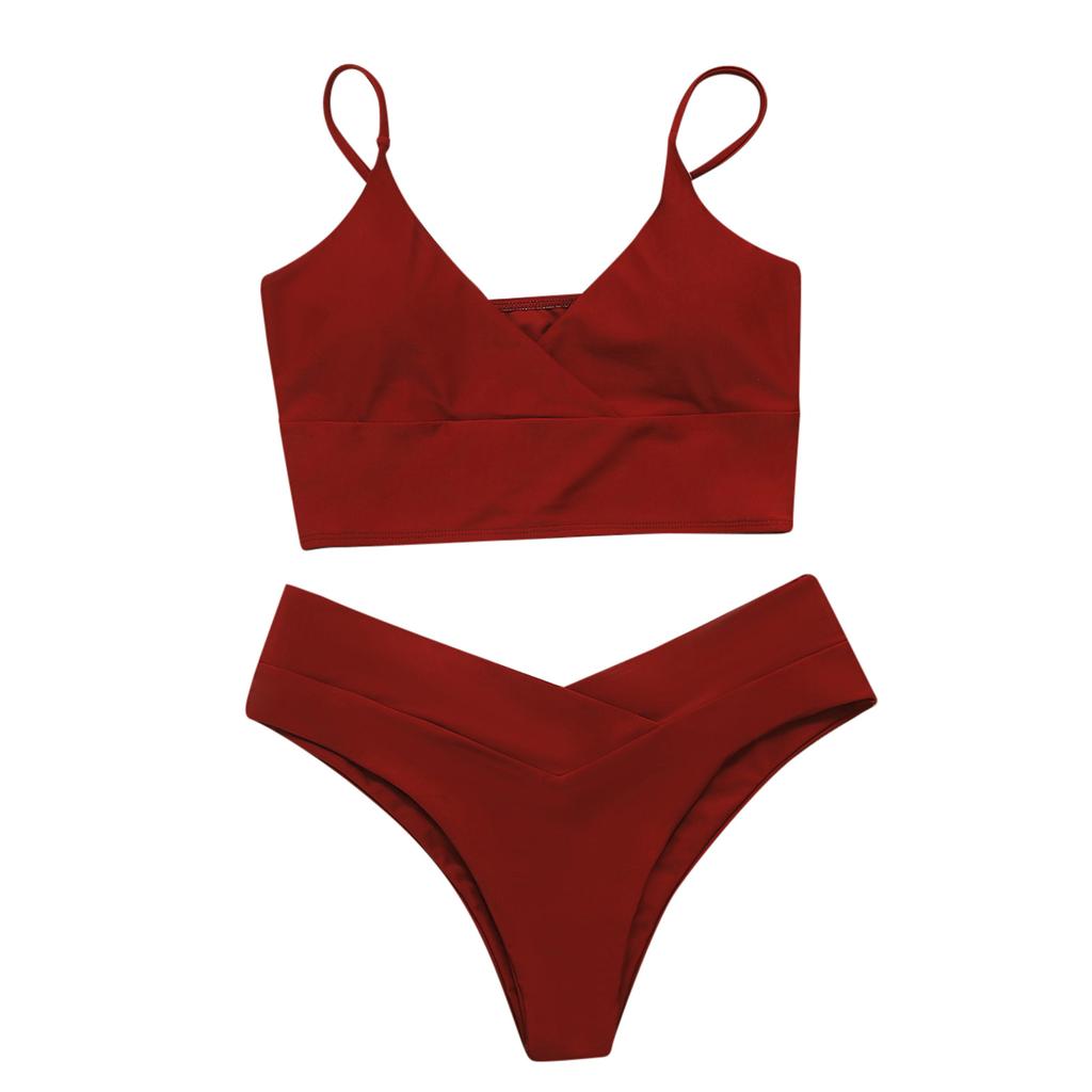 Women Bandeau Bandage Bikini Set Push-Up Brazilian Swimwear Beachwear Swimsuit