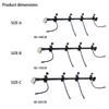 Expandable Christmas Decoration tool Set 4 tool Hangers To stretch Length For Wall