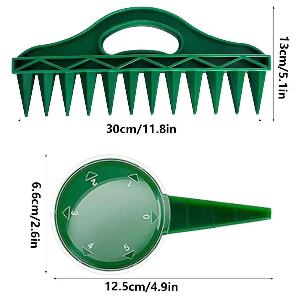Multi Zaad Pootstok Tuingereedschap 12-Gats Snel Zaaien Zaad-in Grond Graver en Grond Afstandhouder Tuin Hand Planter voor het Planten van Zaden