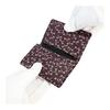 Indenya Card Case, Large Capacity, Deer Leather, Purple with White Lacquer Dragonfly Pattern, 2501-16-008