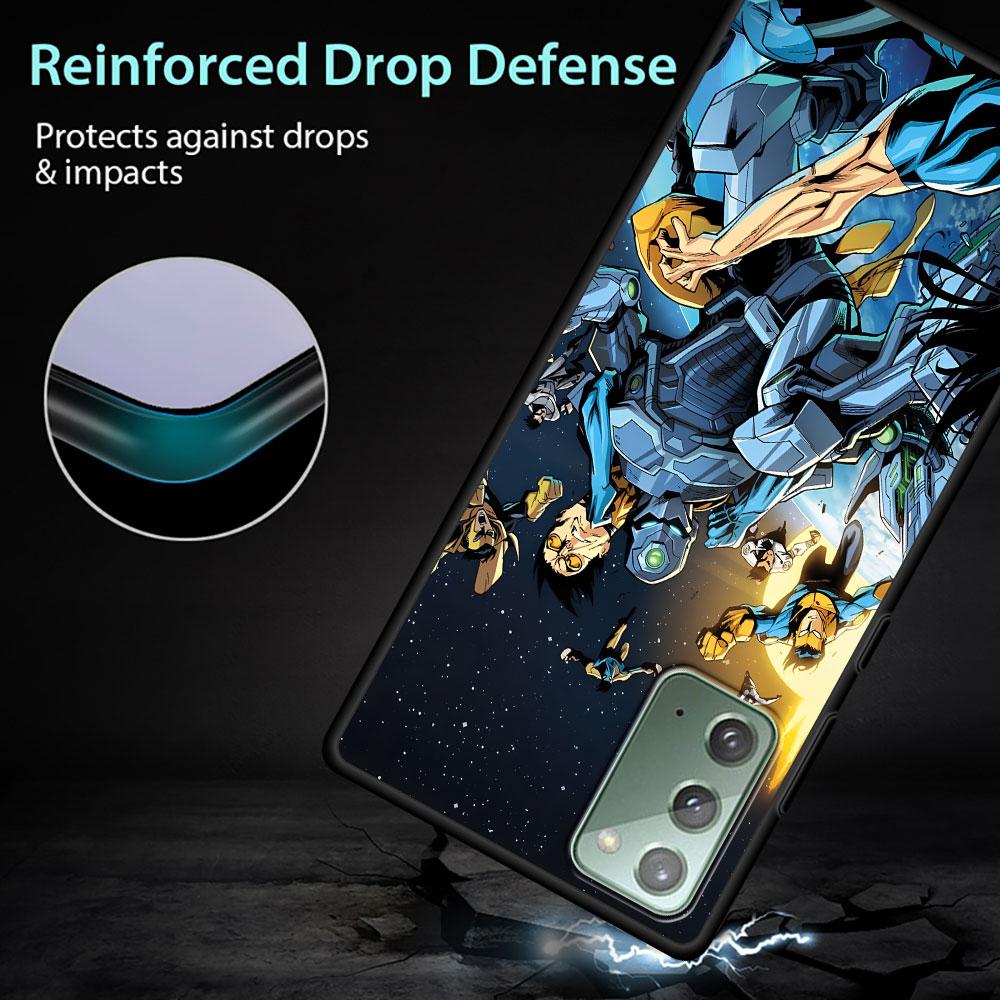 Invincible Comic Case for Samsung Galaxy Note 20 Ultra 8 10 Lite 9 TPU Phone Cover Note 10 Plus Black Soft Shell Funda Capa
