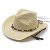 Bohemian hollow cowboy hat men's hat summer western cowboy beach hat sun protection